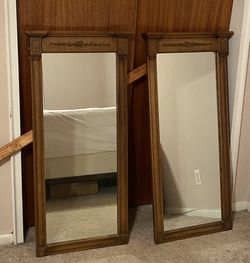 Fruitwood Framed Mirrors 