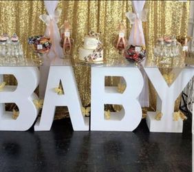 Big foam letters