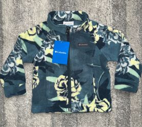 Columbia Benton springs printed fleece toddler jacket size 2T NEW