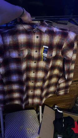 New George Men’s flannel Shirt  (Large 42-44)  -NWT