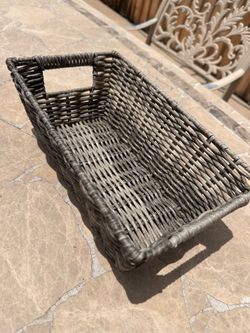 Lowe’s allen + roth polyethylene basket.