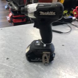 96091 Makita XDT15 18v Lithium Ion 1/4” Hex Impact Driver W/ 2.0ah Battery 575298