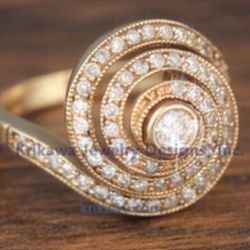  14k Diamond Ring 