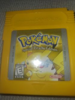 Gameboy game pokemon special edition
