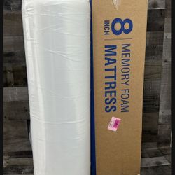 Yaheetech 8 Inch Twin Mattress Cooling Gel Memory Foam Mattresses, Medium Firm, Twin Size