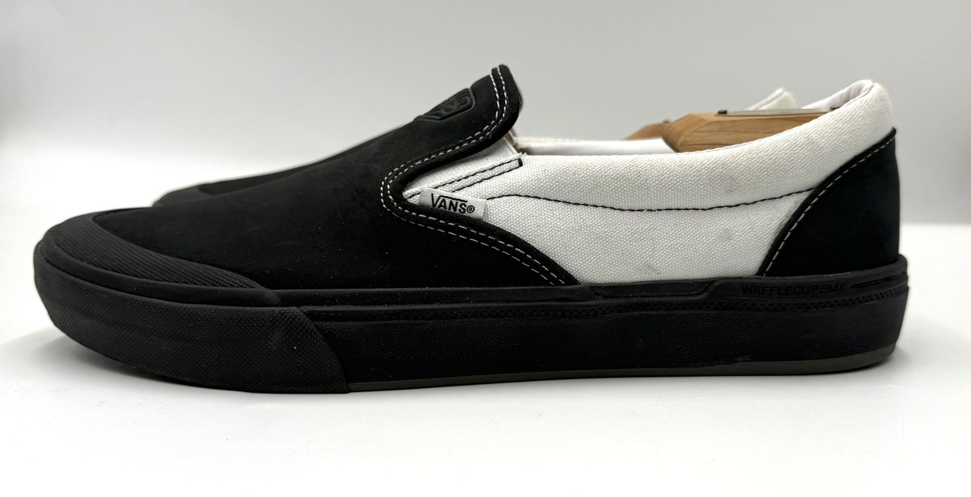 Vans Slip-On BMX Shoes – Men’s Size 11.5 – Black & White – Great Condition