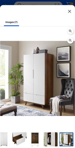 Modway Origin 2 Drawer Wardrobe Cabinet