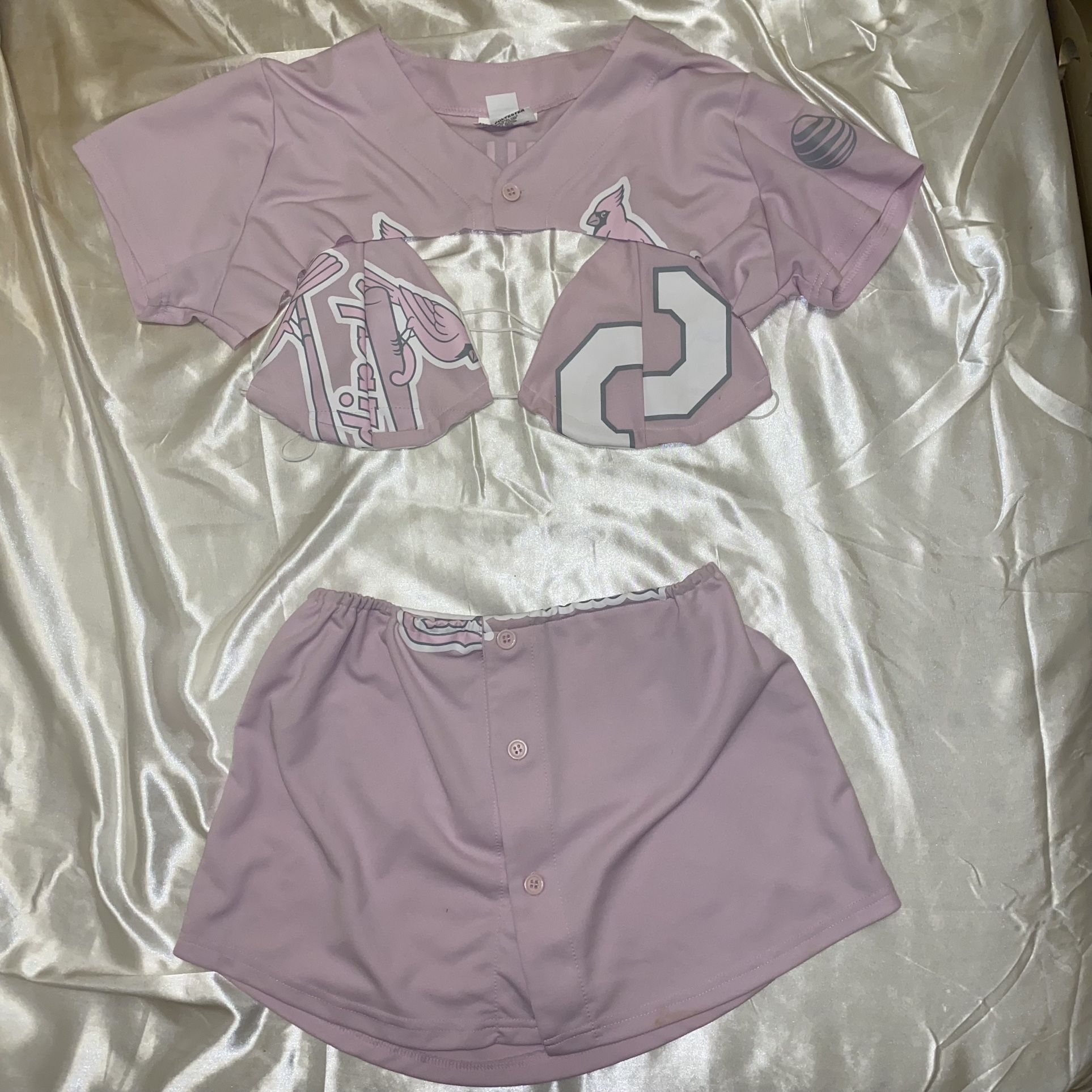 Reworked Jersey Skirt Set