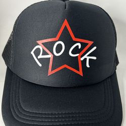 Black Rock Star Trucker Hat