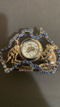Australia Souvenir Miniature Clock
