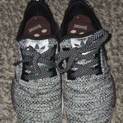 Adidas Sneakers Men Sz 7 Boost NMD R1 Champs Art BA7841 Grey Athletic Running