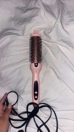 Wavytalk round thermal brush- pink