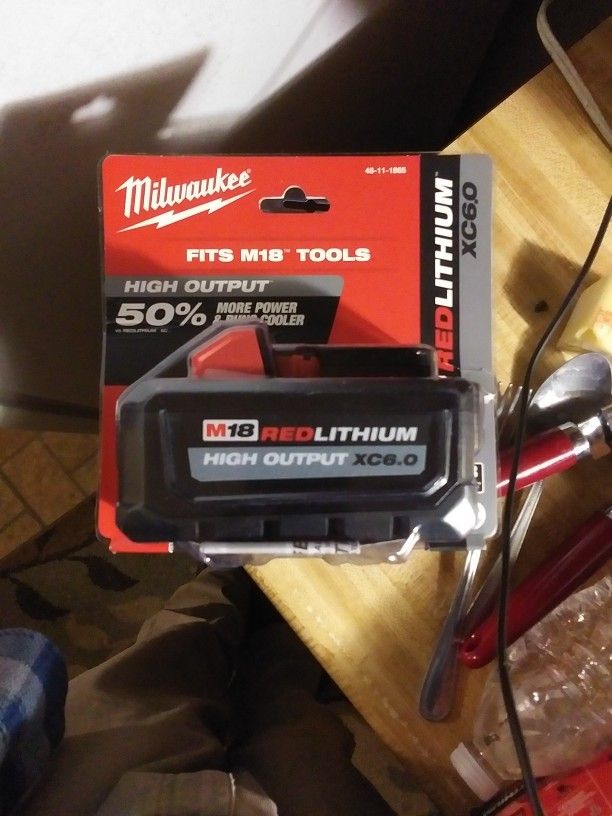 Milwaukee M18 Battery 6 Amp High Output