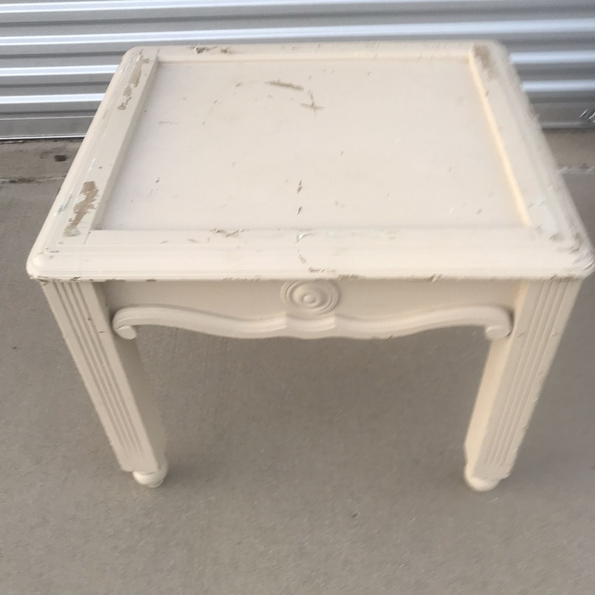 Solid Wood End Table