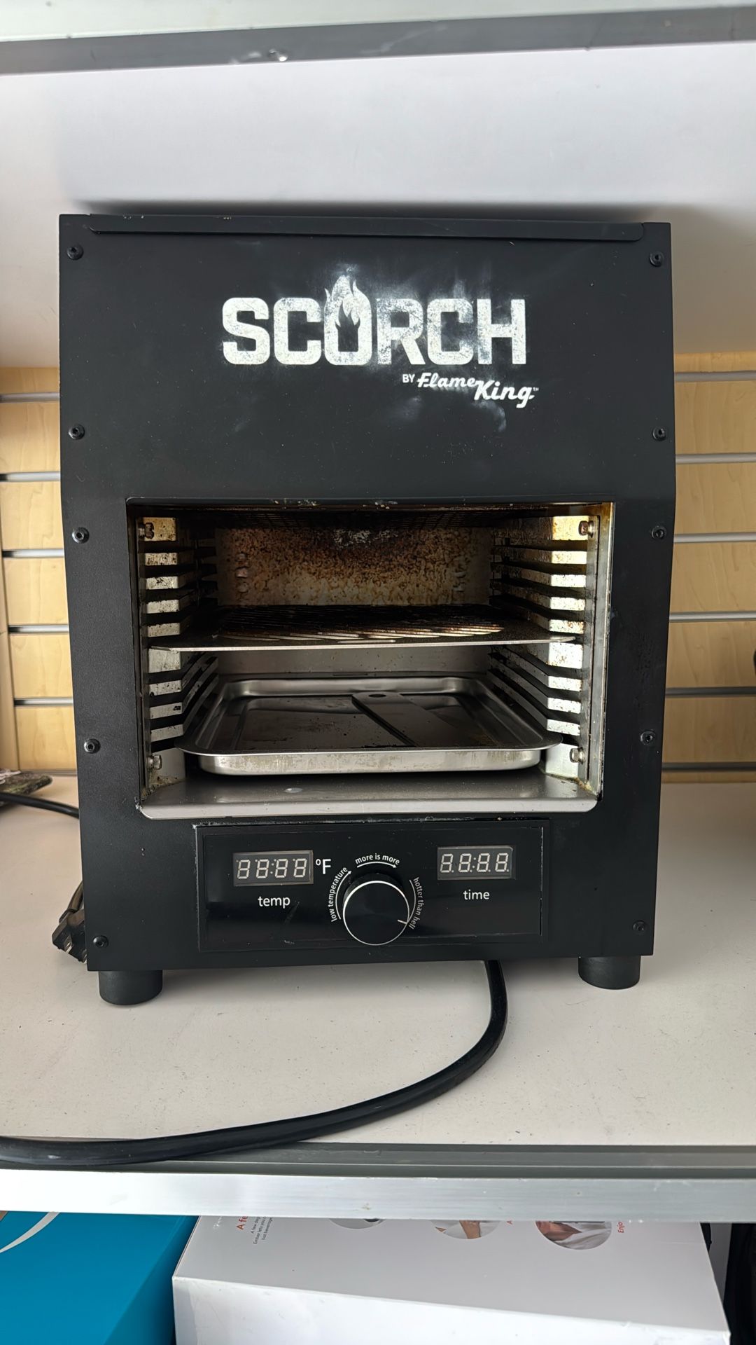 SCORCH by Flame King Infrared Broiler – High Heat Steak Cooker