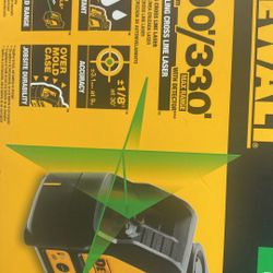 Dewalt Green Crossline Laser