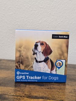 Tractive GPS Dog Tracker Dark Blue Activity Monitor Pet Tracking Device w/ Box