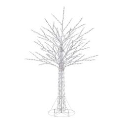 8 ft. Bare Branch White LED Holiday Tree Yard/Home Deco
