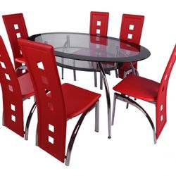 DINING SET 5 Or 7 Pcs New In Box A juego De Comedor Nuevo En Su Caja