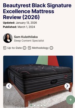 Beautyrest Black Signature Excellence Luxury Euro Plush Pillow Top 16” King Size New! Won’t Last 🤩 Big Sale Going On Now 🤩