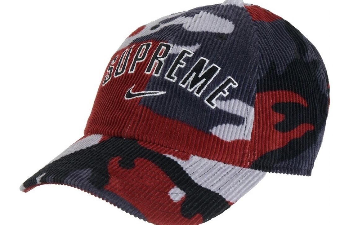 Supreme X Nike Red Camo Hat