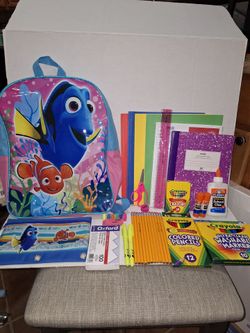 Dory Backpack Bundle With School Supplies