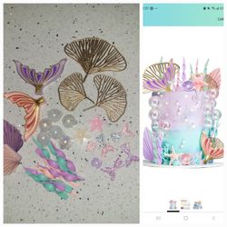 Mermaid Cake Decorations 