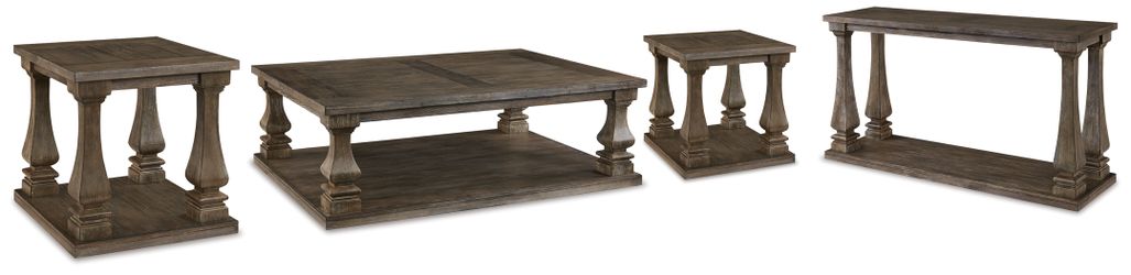 Johnelle Gray Coffee Table, 2 End Tables and Sofa Table (Online Special Price)