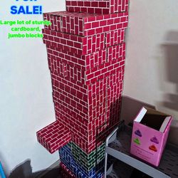 Lot Of Sturdy Jumbo Cardboard Blocks