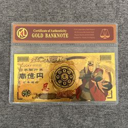 Anime Currency Collectable . Naruto . Master Jiraya