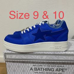 A Bathing Ape BAPE x Stash Bapesta Blue - Size 9 & 10 - BRAND NEW WITH BOX - 100% AUTHENTIC