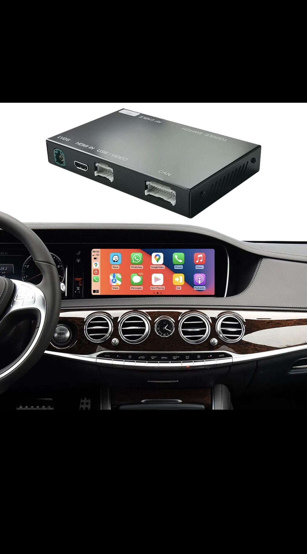 W222 S Class Apple Car Play