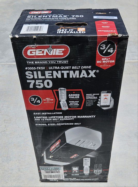 Silentmax  750 3/4 HP Ultra Quiet Genie Garage Door Opener