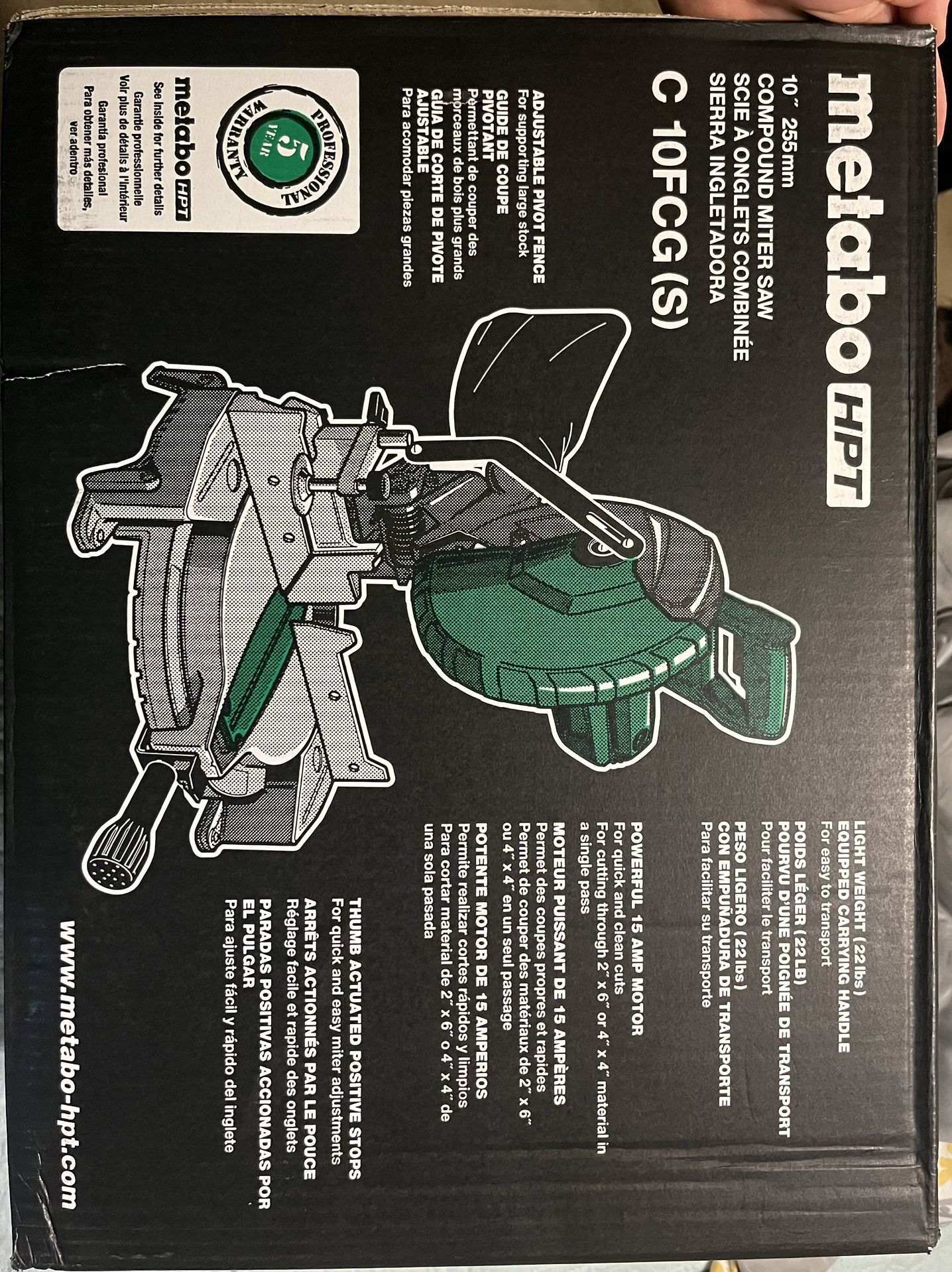 Metabo 10 Inch Mounted Saw$80