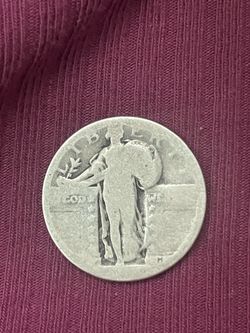 Standing Liberty Quarter 25C US Coin - Circulated, Uncertified - No Date