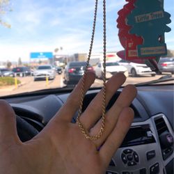 1.2 Mm Real Gold Rope Chain 24 Inches