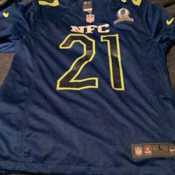 Landon Collins  NFL Pro Bowl Jersey Nike Men’s Size Large NFL New York Giants Player Authentic Jersey New Color Blue