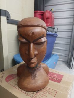 solid wood sculpture