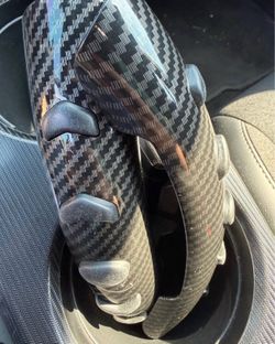 Carbon fiber steering wheel sides