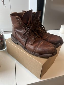 ALDO Men's Leather Lace-Up Ankle Boots - Size 9