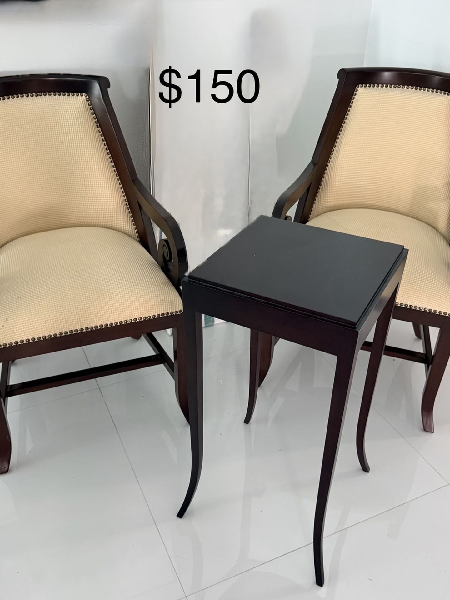 Accent Armchairs And Accent Table 