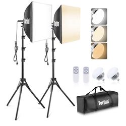 Soft box photography lighting kit