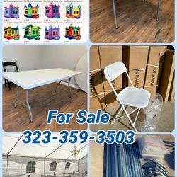 New Chairs, Tables & Canopies For Sale