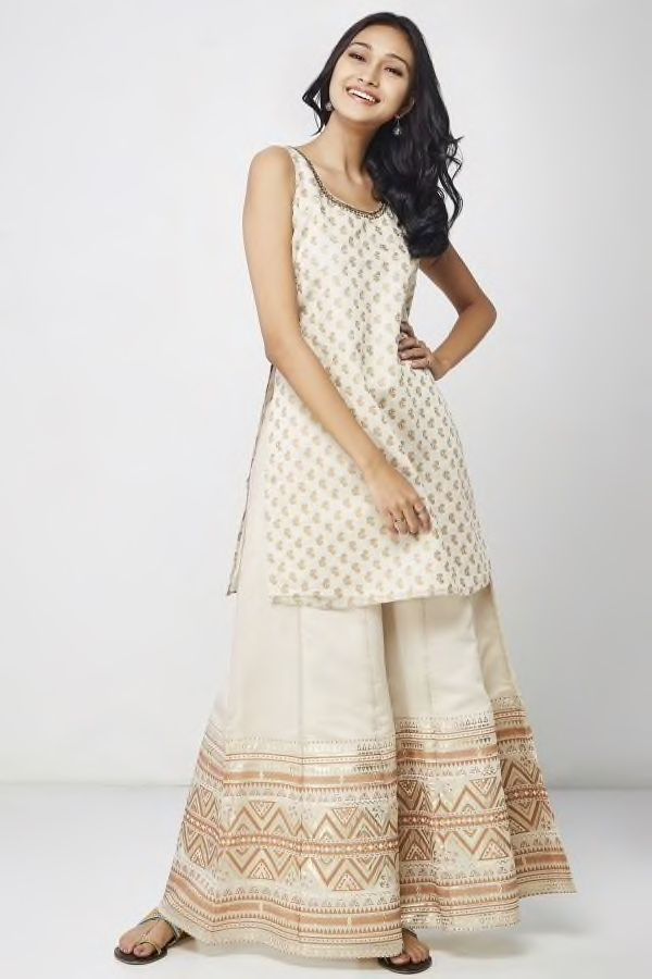 Ethnic Outfit - new - Indian Kurti Palazzo 