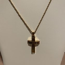 Stainless Steel Chain With Cross 