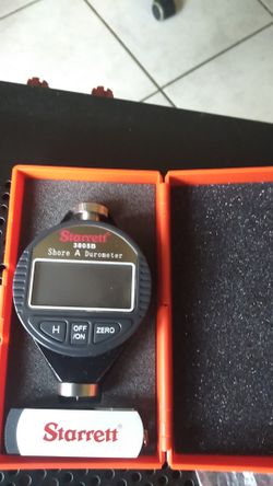 Starrett digital durometer "A"