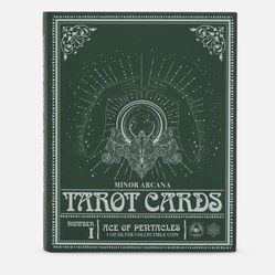 Agoro Tarot Cards Ace of Pentacles 1 oz fine silver
