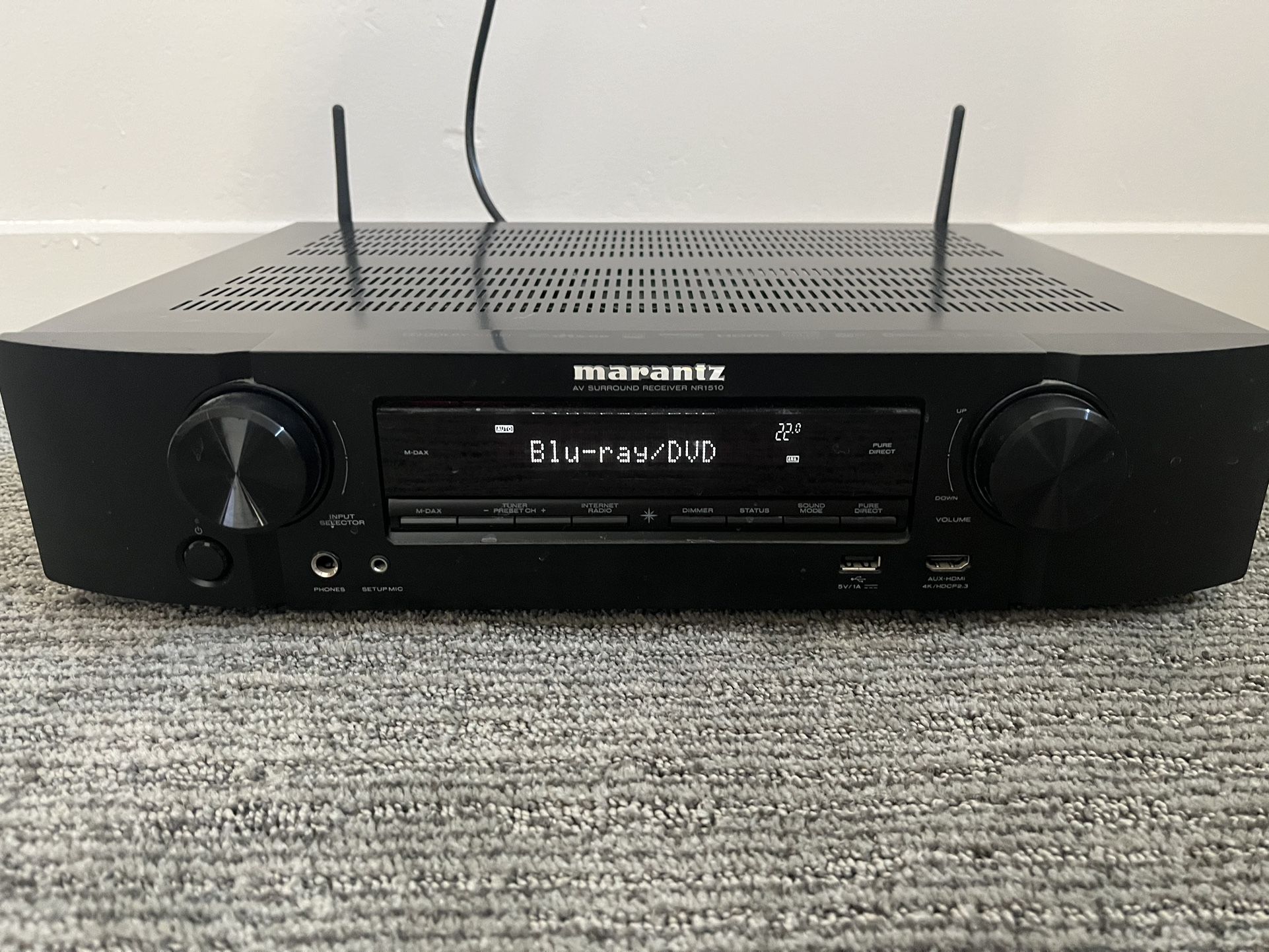 Marantz NR1510 - Slim 5.2 Ch. 4k Receiver