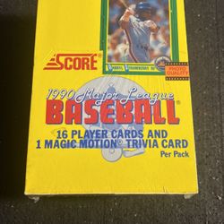 Factory Sealed Box Of Baseball Cards