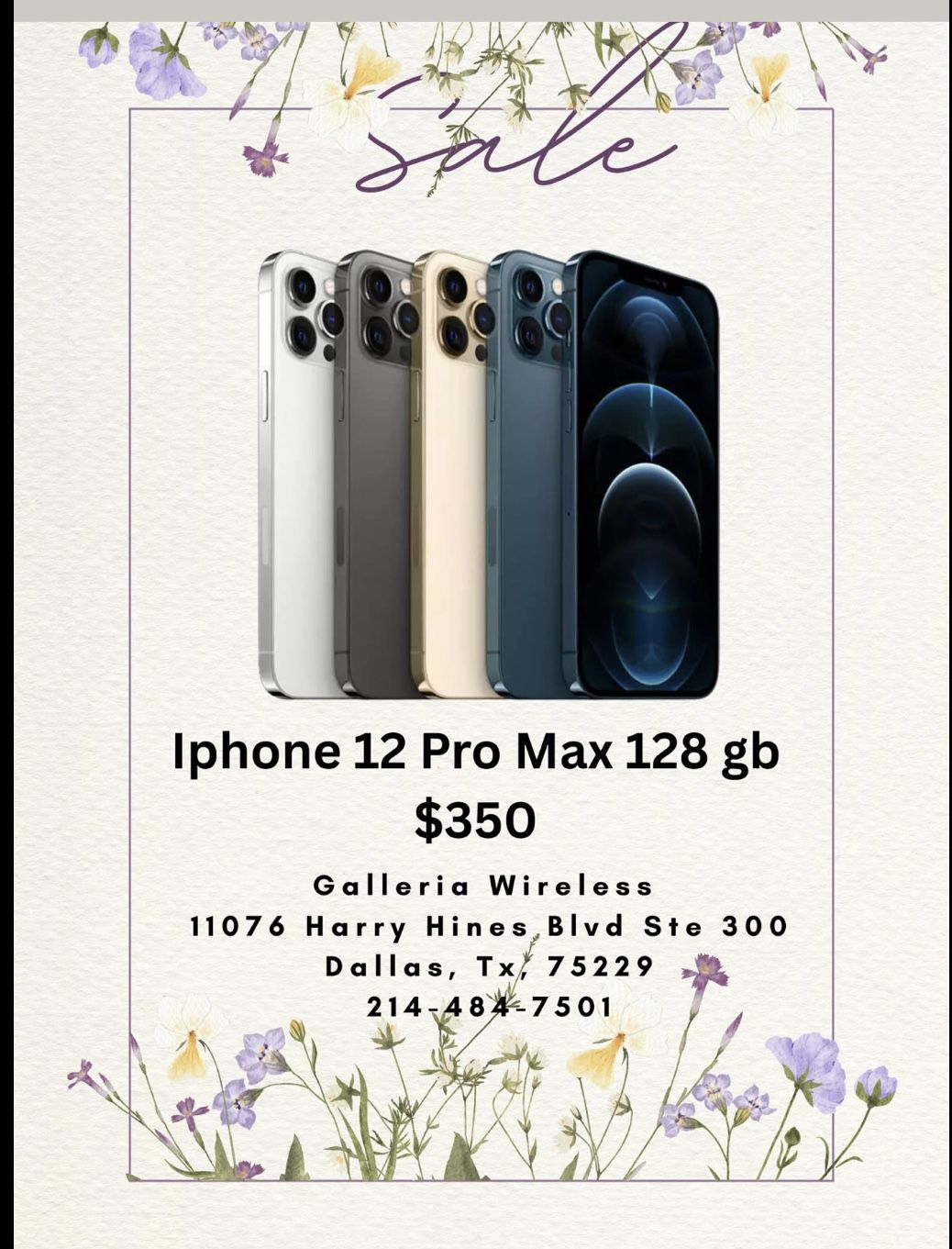 iPhone 12 Pro Max 128 Gb Unlocked 